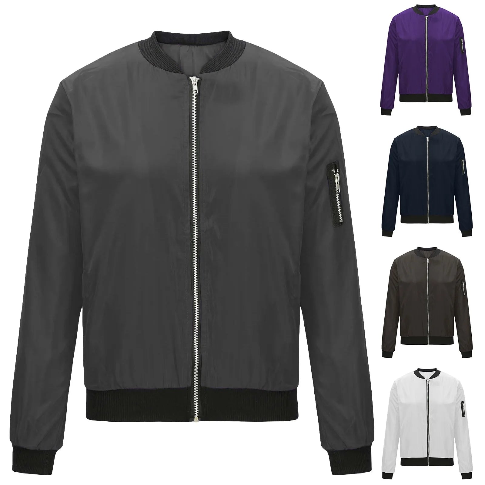 Women’s Casual Pocket Jacket – Loose Streetwear Cardigan